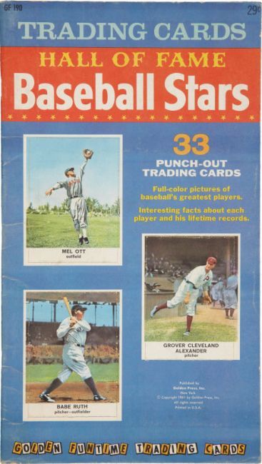 1961 Golden Press Baseball Card Album